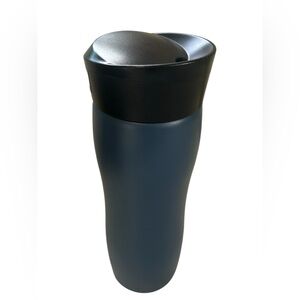 INSULATED TRAVEL MUG WATER BOTTLE THERMOS NAVY BLUE